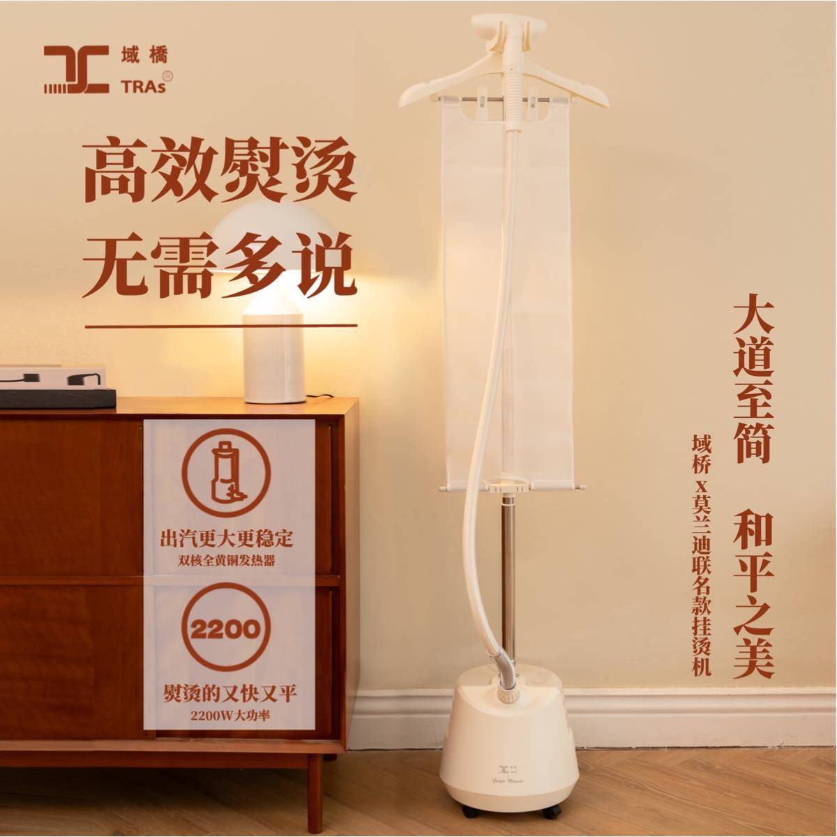 域桥挂烫机家用蒸汽熨斗立式熨烫机服装店商用手持烫衣服大功率