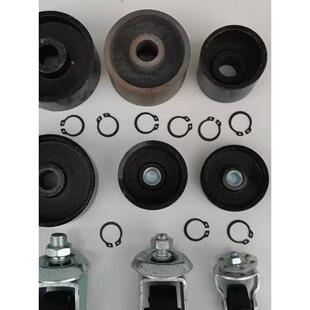 2吨3吨4吨卧顶通用型托盘万向轮轮子卡簧卧式液压千斤顶配件大全