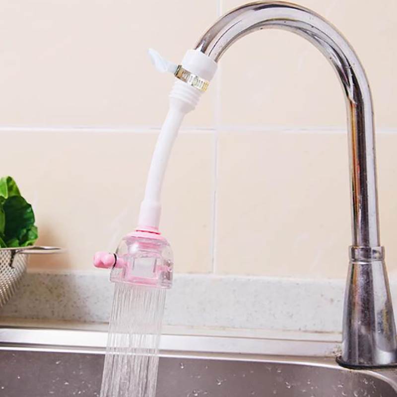 厨房水龙头花洒防溅头净水器过滤嘴可旋转花洒自来水节水阀过滤器
