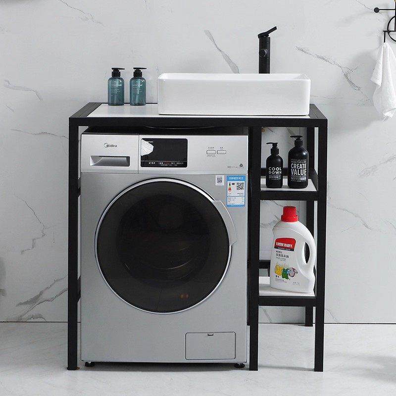阳台洗衣机一体柜小尺寸卫生间洗手盆组合洗漱台陶瓷洗脸盆小户型