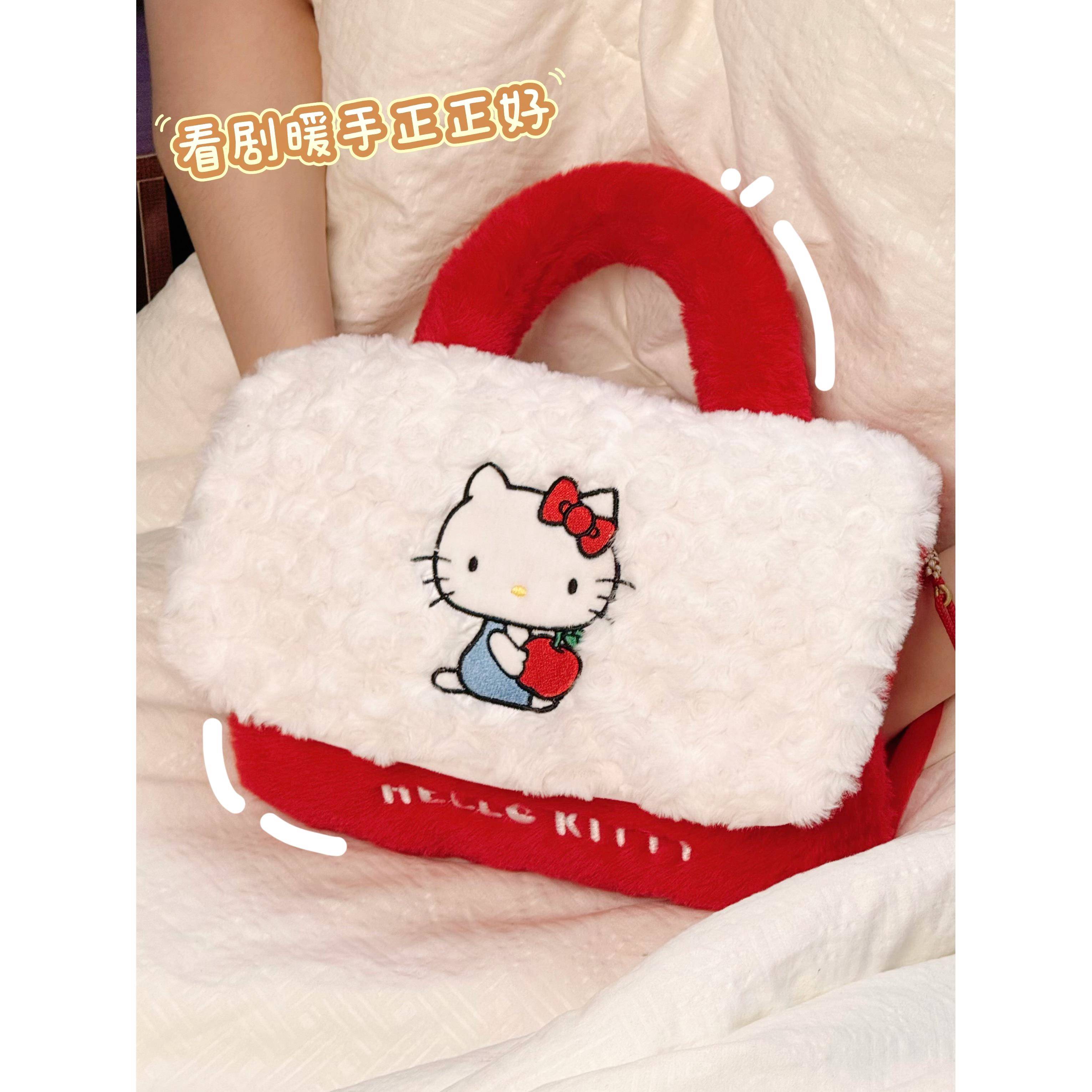 高颜值女热水袋暖手宝2025新款充电防爆暖宝宝毛绒套暖水袋电热宝