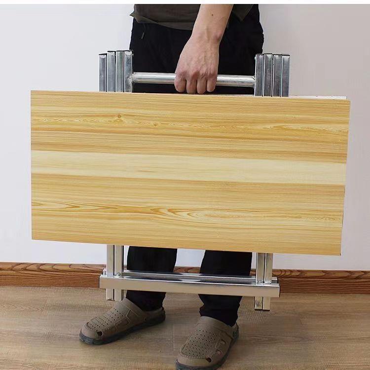 折叠桌吃饭桌子家用卧室宿舍正方形摆地摊餐桌户型简约户外小桌子