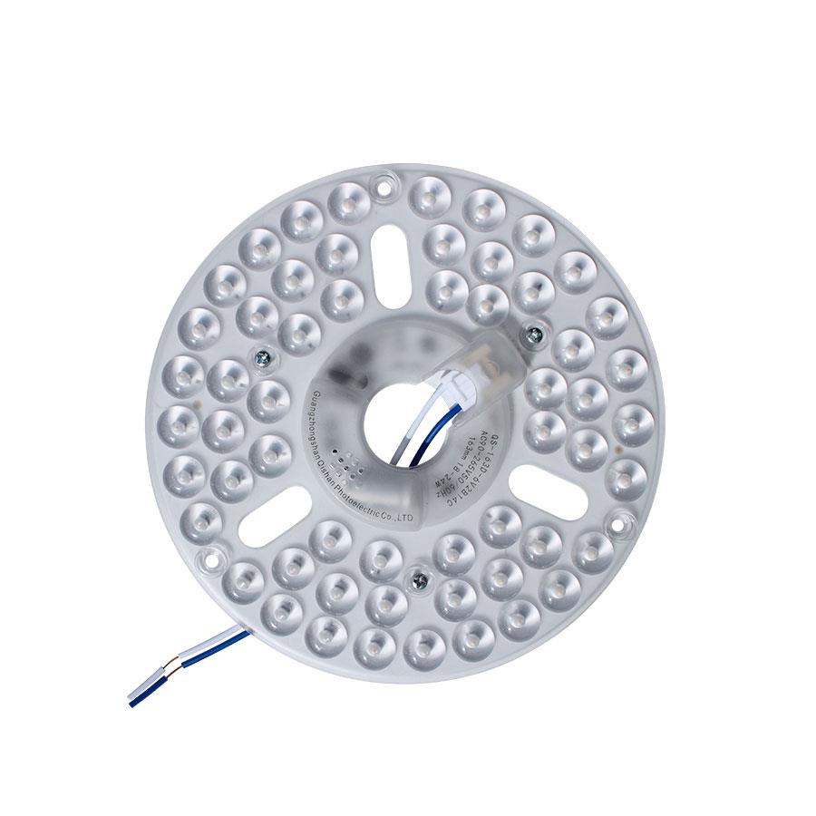 风扇灯专用灯芯宽压模组灯珠110V灯片LED吸顶灯维修灯片三色变光