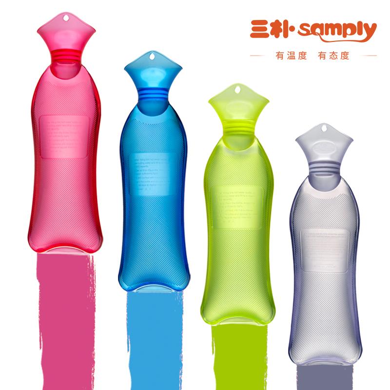 samply三朴热水袋注水女小暖水袋暖肚子痛经暖宫防爆暖宝宝暖手宝