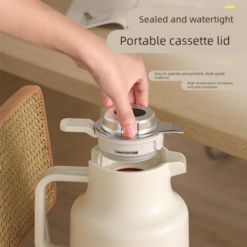 英国甄选保温壶家用大容量暖热水瓶玻璃内胆2L宿舍办公室开水暖壶