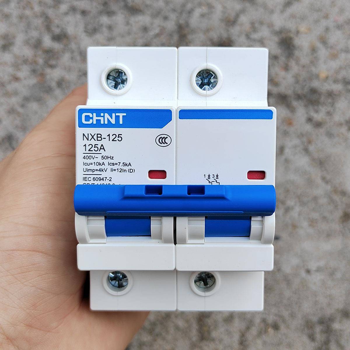 CHNT正品NXB-125正泰2P100A 125A断路器导轨大功率220V空气开关