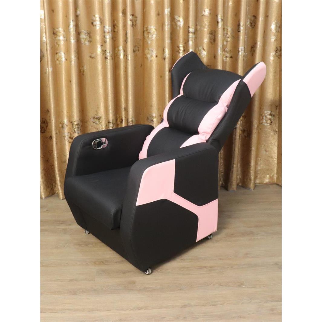 新款网吧沙发椅电竞游戏桌椅单人家用网咖电脑一体式可躺电脑座舱