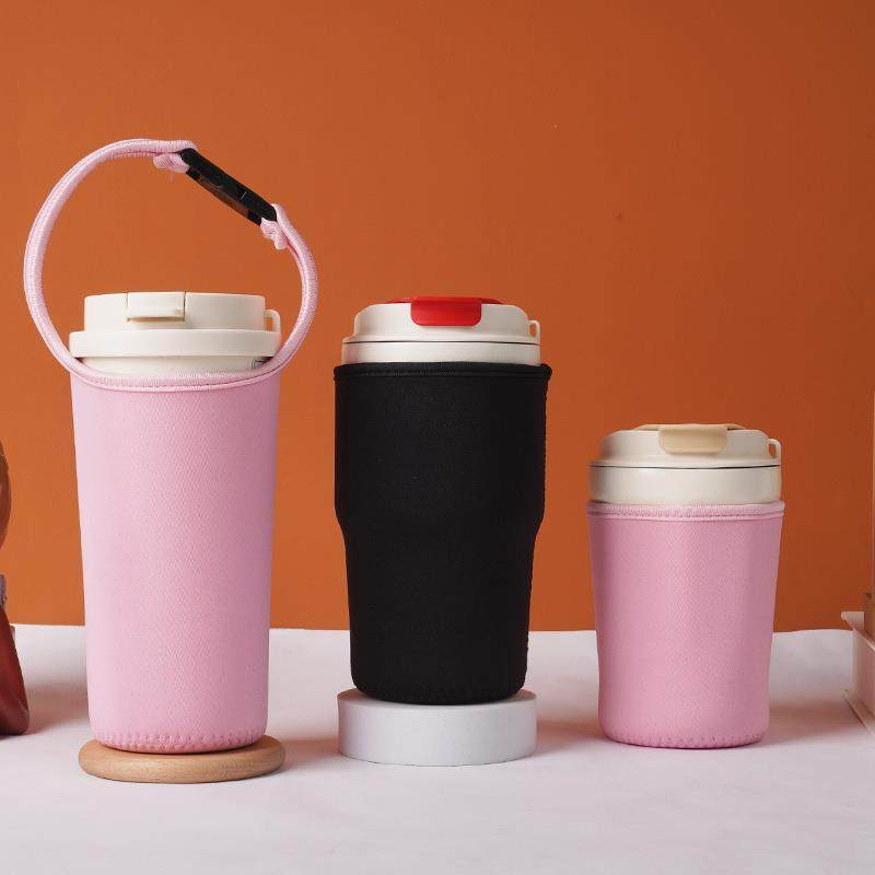 优仅保温杯高颜值咖啡杯杯套可口可乐铃兰专用水杯子矽胶保护套子