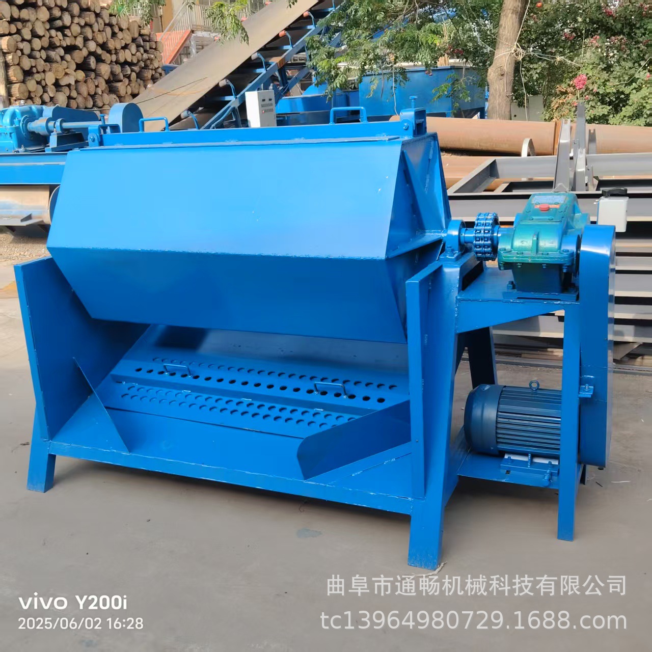 旧零件翻新六角滚筒抛光机 钢件去油干磨机 火烧铁大型研磨机设备