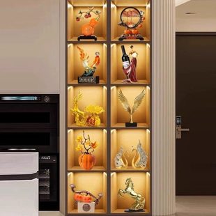 好寓意轻奢高档酒柜玻璃柜装饰品摆件事事如意客厅乔迁新居礼品