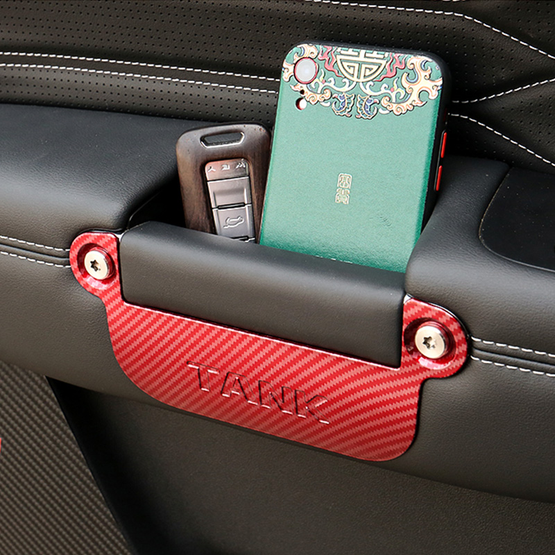 坦克30a0改装内饰车门拉手储物盒驾驶位门把手置物箱车内饰品神器