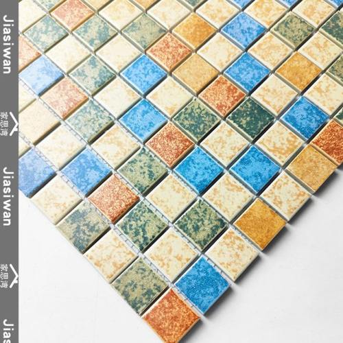 复古彩色陶瓷马赛克仿古砖瓷砖卫生间防滑地面阳台墙面吧台背景墙