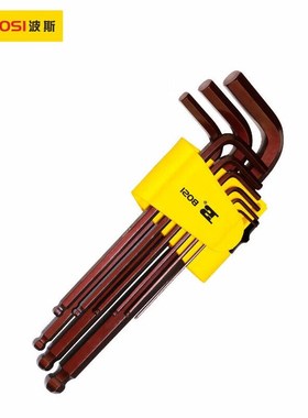 波斯工具( OOLS)加长球头内六角扳手9PC加长 S426093