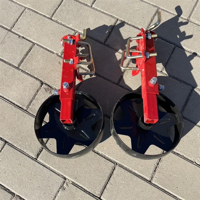 限深轮田园管理机微耕机培土机开沟机前面小铁轮止地轮旋耕机配件