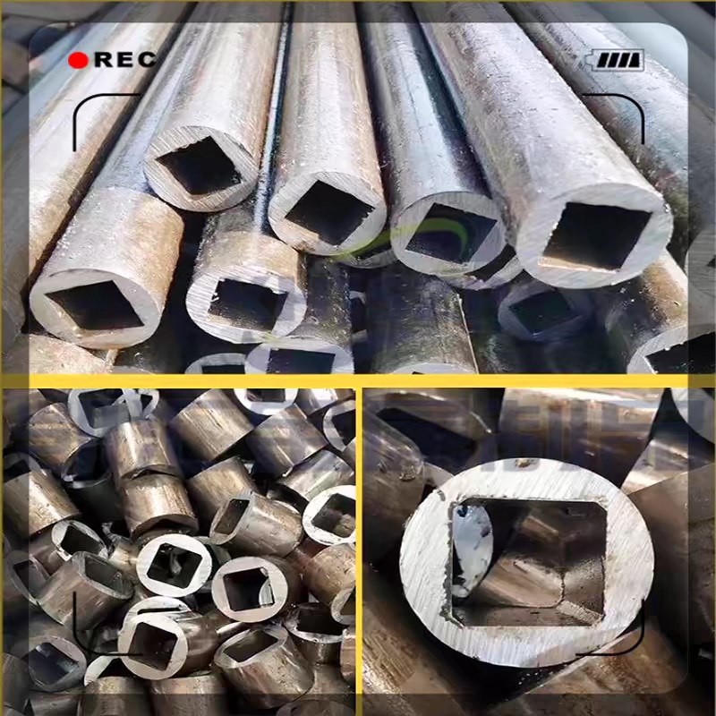 外圆内四方钢管外圆内四方无缝管内四角钢可以切割下料零售