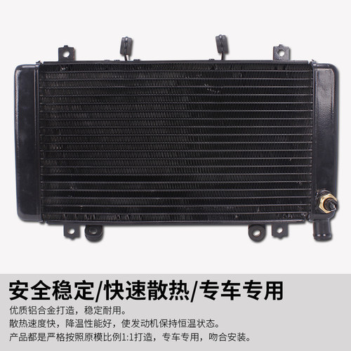 适用本田配件CBR400 23 29期 CBR400RR 水箱总成水冷器发动机散热
