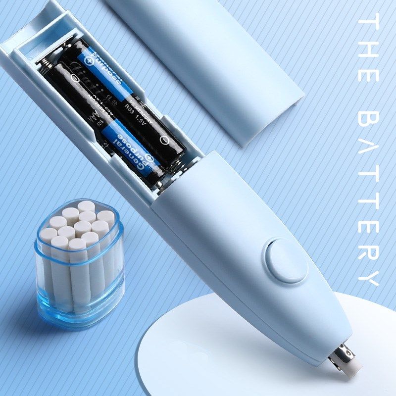 电动橡皮擦小学生专用擦得干净电池美术生高光素描橡皮自动橡皮擦