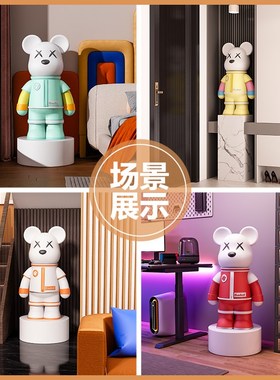 网红暴力熊客厅摆件高端大气上档次存钱罐大号落地轻奢高档储钱罐