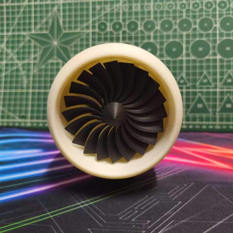 涡扇发动机模型航空飞机喷气式引擎可发动启动科学实验摆件