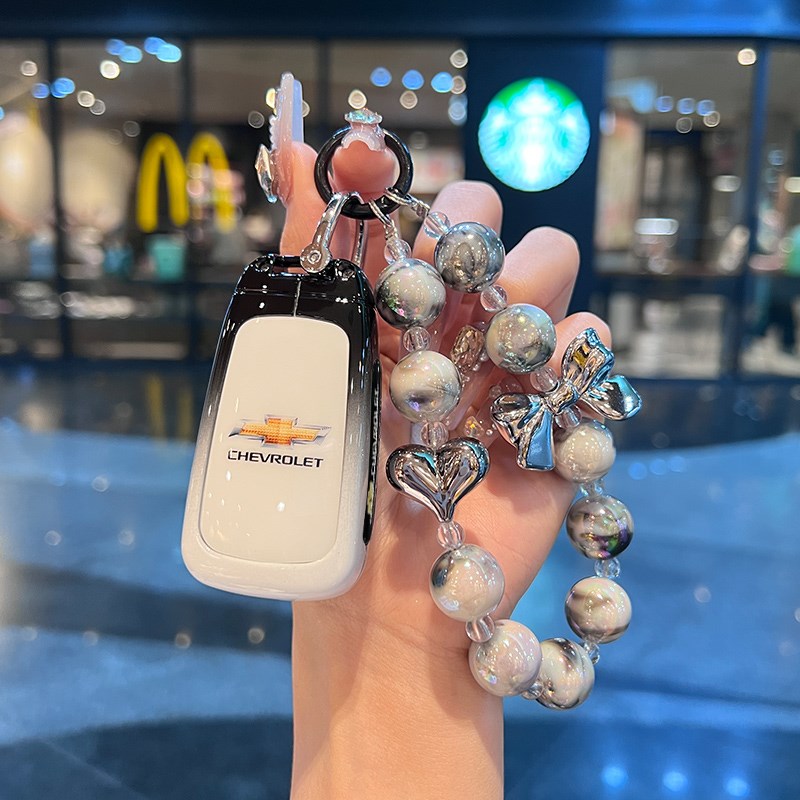 适用新雪佛兰科鲁泽钥匙套科沃兹迈锐宝女科鲁兹探界者赛欧3壳扣