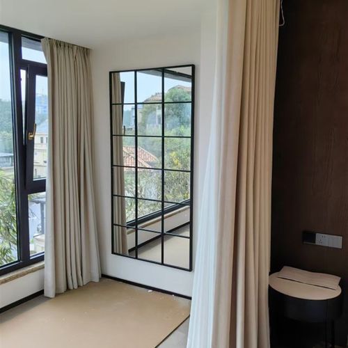 墙上装饰镜简约客厅壁挂贴墙全身镜落地穿衣镜子服装店试衣镜