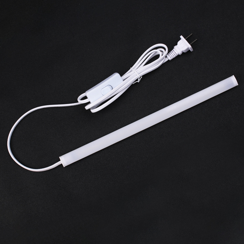 插头灯硬灯条220v灯灯条直插式照明节能灯带接头超薄超亮贴片