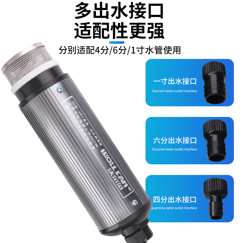 电动抽油泵加油泵抽油神器电动车载柴油泵抽油水器48V60V品字插头