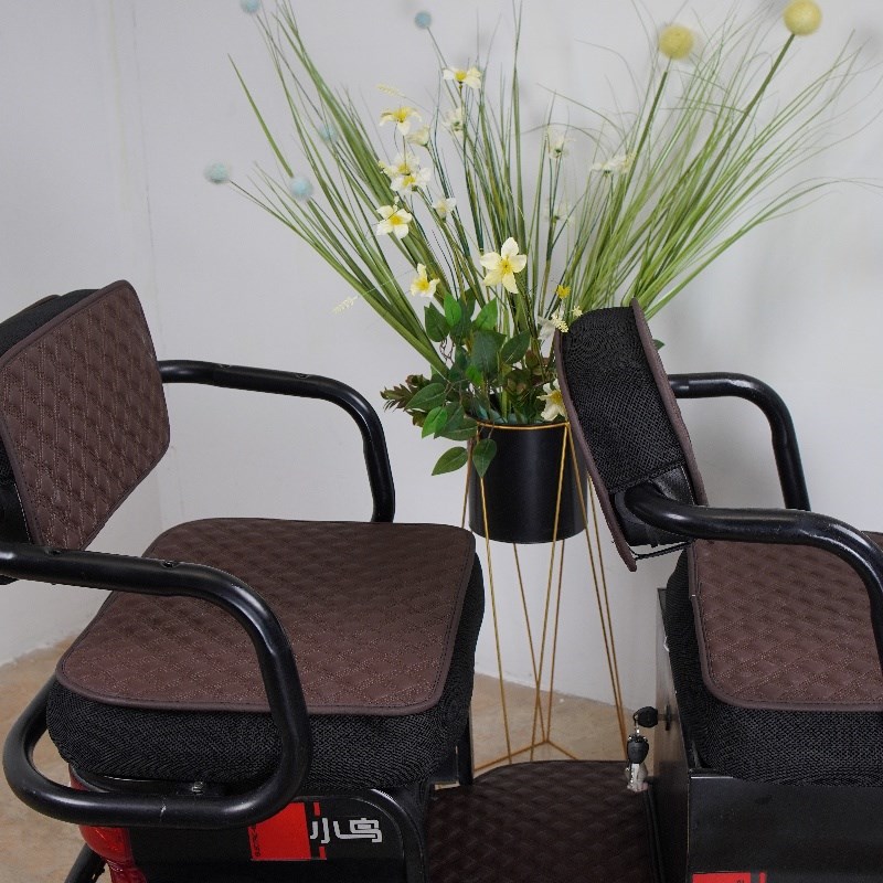 电动三轮车坐垫座套脚垫爱迪三轮车座垫定做电动车坐垫靠背