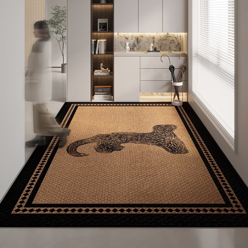 地垫入户门垫中古风可裁剪玄关大门口进门脚垫高级感免洗耐脏地毯