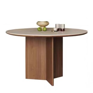 圆桌桌腿支架实木书桌脚中式 餐桌底座新西兰松木中古风大板茶桌腿