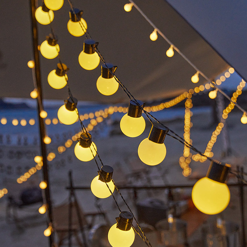 户外露营氛围灯大圆球灯串led彩灯带天幕帐篷装饰灯野营电池款usb,节庆用品/礼品,装饰灯,淘宝优惠券,粉丝福利购,淘宝优惠卷