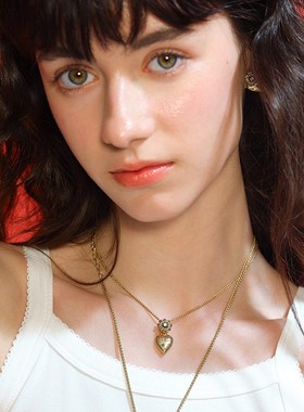 NARCII 【枪枪同款】心动花语项链女小众轻奢高级感吊坠生日礼物