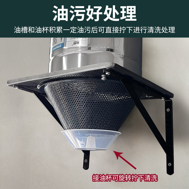 免打孔排气扇厨房油烟机排风扇大功率抽风机家用强力换气扇防滴油
