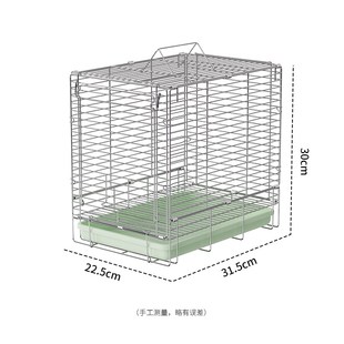 优嗖鹦鹉304不锈钢折叠笼外出鸟笼子虎皮玄凤牡丹运输便携手提笼