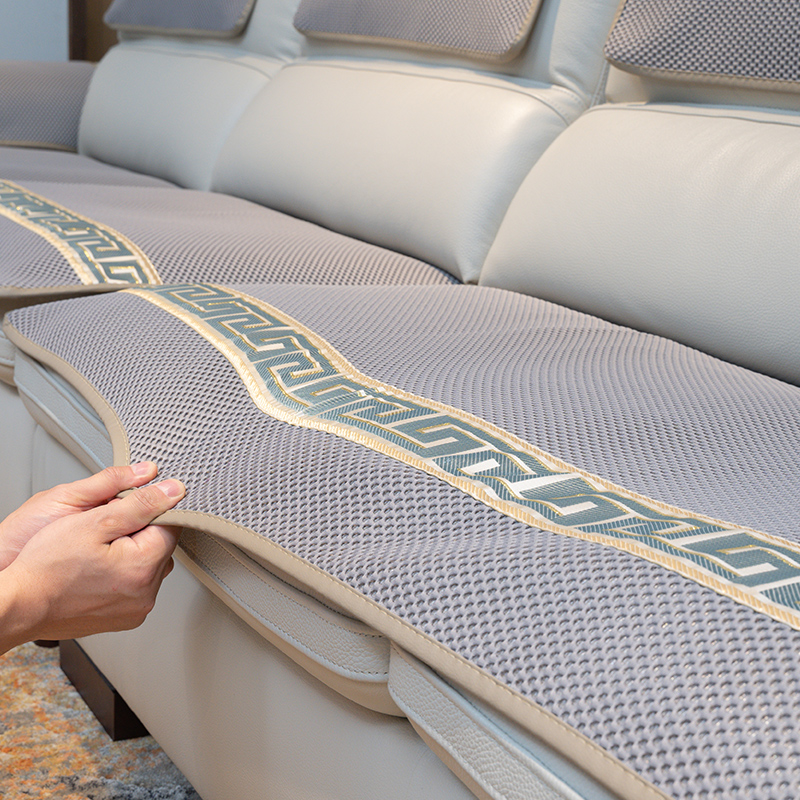 定做真皮沙发垫防滑顾家坐垫x四季通用欧式冬季简约现代沙发套罩