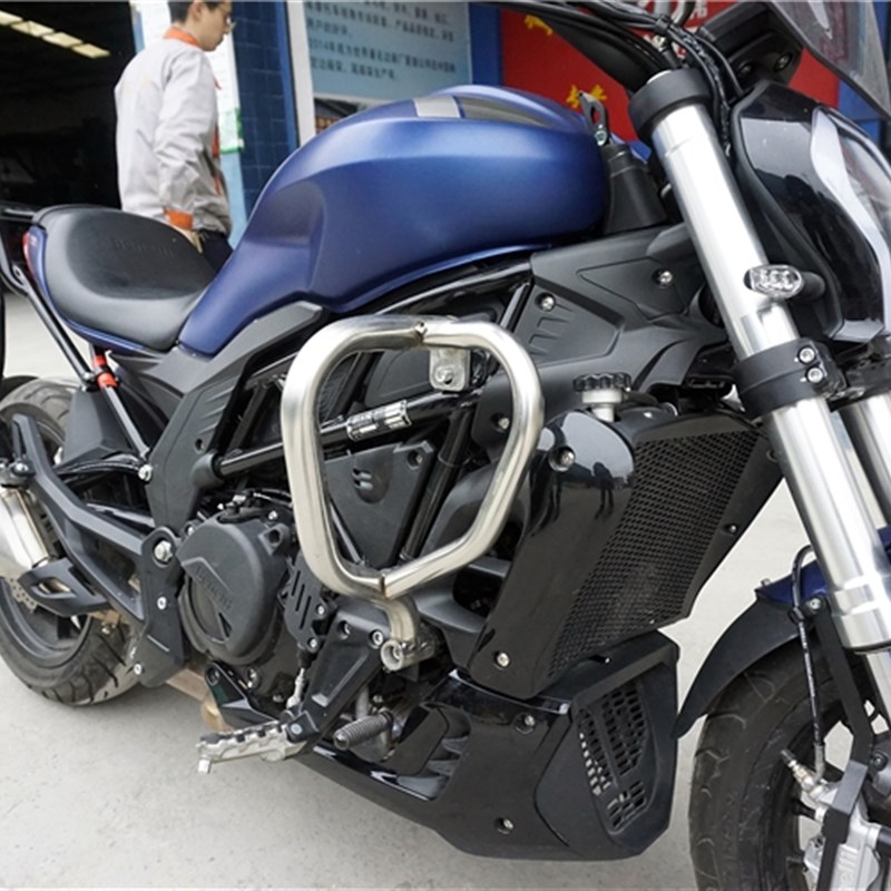 适用贝纳利BJ500o-6A 502C改装前保险杠护杠防摔杠竞技保护杠