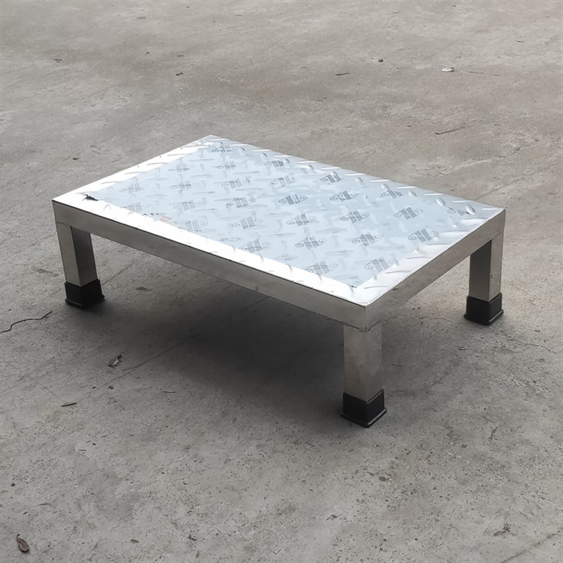 15高不锈钢防滑凳脚踏凳单层家用加厚垫脚踩酒店踏步梯增高踏板架