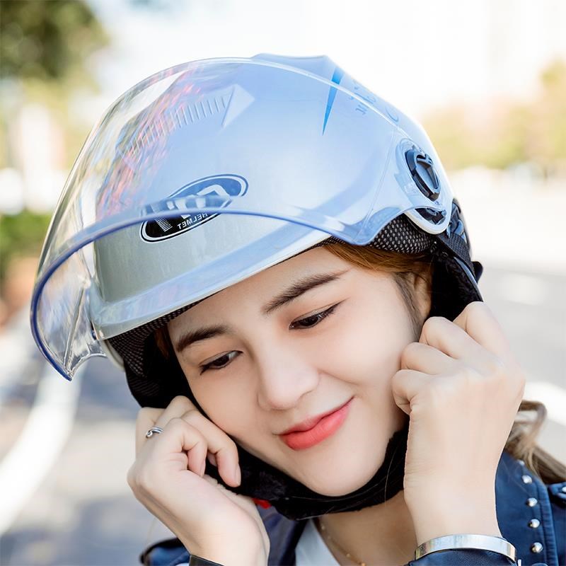 电瓶车通用电动车女士安全帽帽摩托车防雾夏季男冬季头盔保暖四季