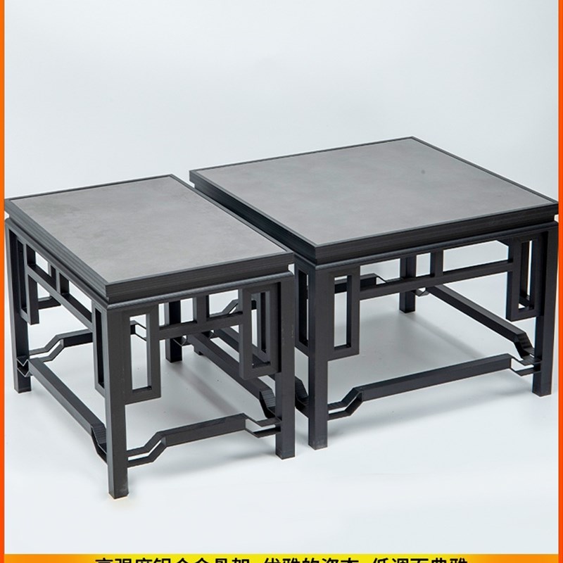 鱼缸架饮水机架周转箱电视架置物室内家I用盆景多层铝材花盆架吊