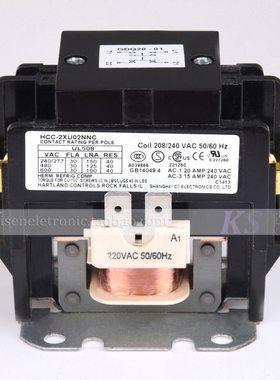 208V-240V 30A 一常开一常闭触点 HCC-2XU02NNC UL CSA交流接触器