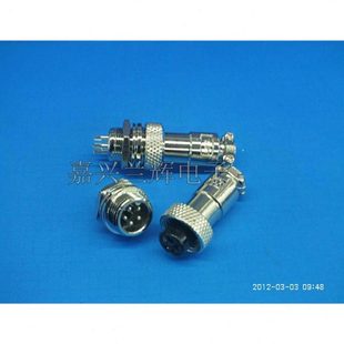 12M 12mm 重强 连接器 航空插头 GX12