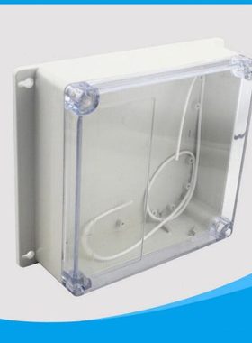192*188*70带耳防水盒F24-2T透明户外密封塑料电气接线盒电器壳体