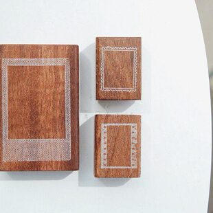Jieyanow边框胶卷宝丽来木印章 ins风邮票边线马来复古Frames I