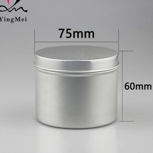 香薰蜡烛罐2个200g76*60金属包装罐铝天地罐便携通用蜡罐子空铝罐