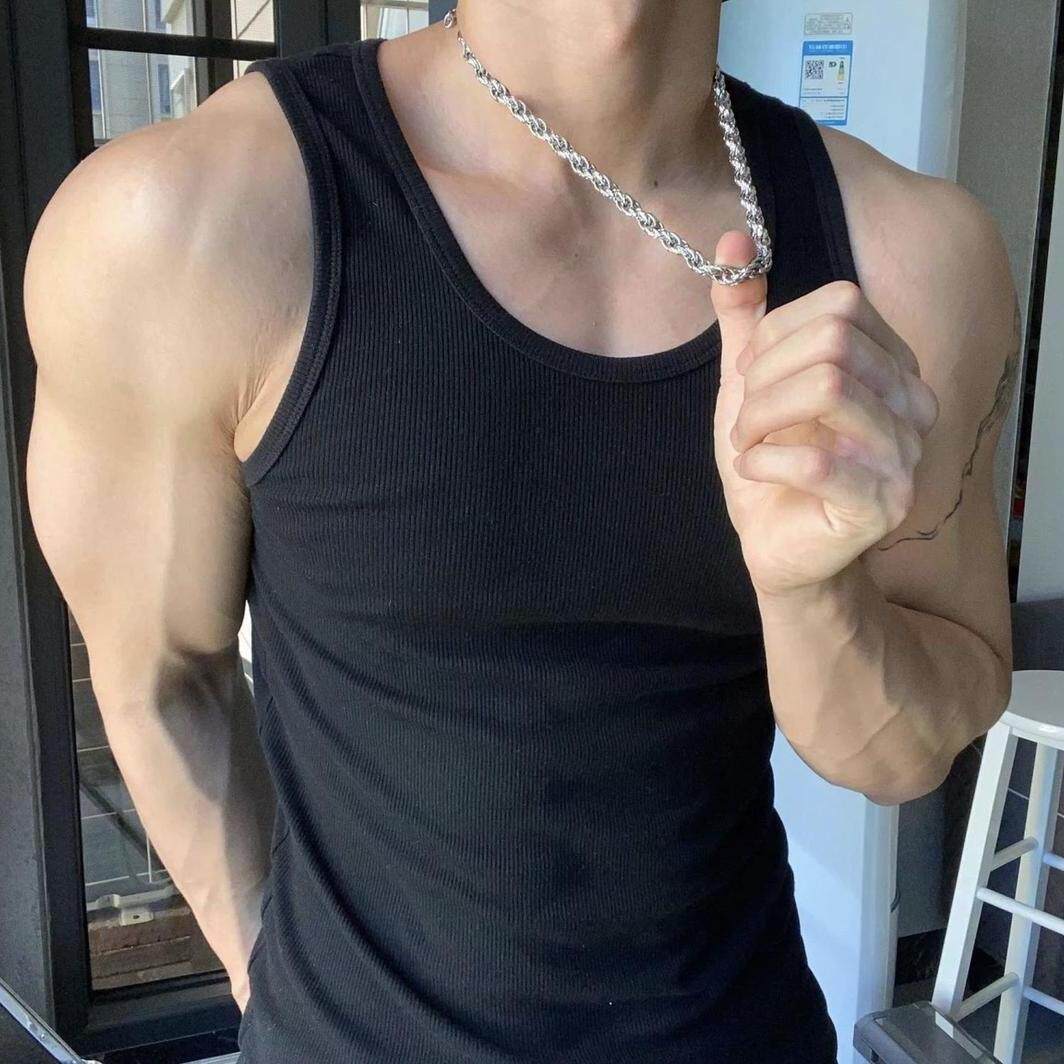 男士夏季健身显瘦吊带背心