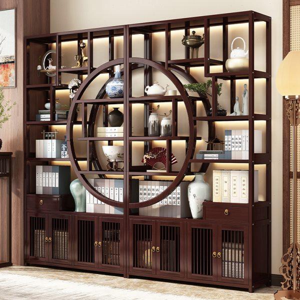 博古架中式茶具置物架客厅非实木多宝阁古董展示架高端轻奢摆件架,住宅家具,多宝格/博古架,淘宝优惠券,粉丝福利购,淘宝优惠卷