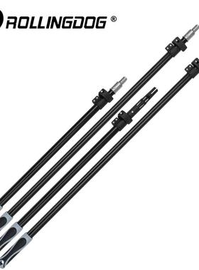 滚动狗滚筒刷伸缩加长杆欧式美式卡扣螺纹杆子40083