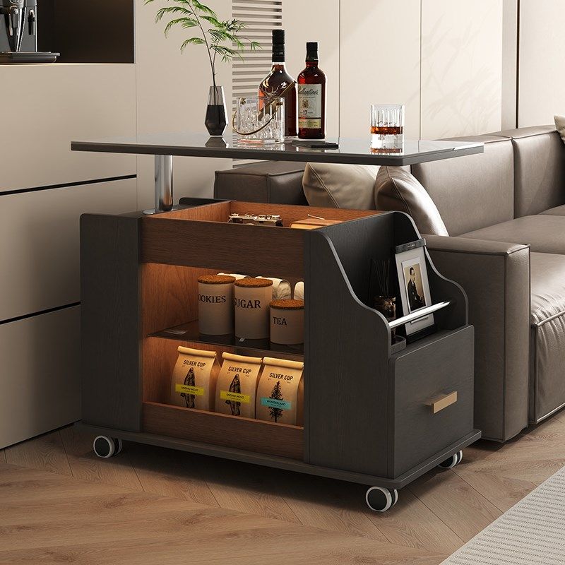 可升降茶几移动沙发边几边柜客厅折叠茶几小户型推车创意床头边桌,住宅家具,移动边几/推车,淘宝优惠券,粉丝福利购,淘宝优惠卷