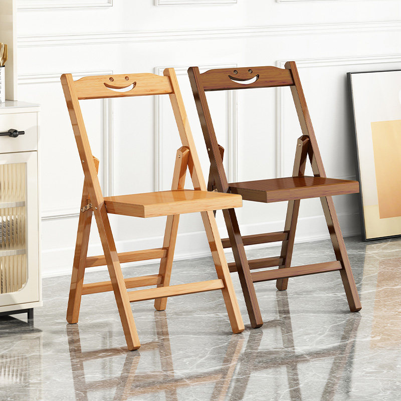 客厅小凳子实木小板凳矮凳可折叠椅竹椅小椅子家用靠背椅子小木凳