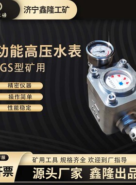 SGS型双功能高压水表 矿用注水表KJ10/13/16/19/25   25MPA高压水